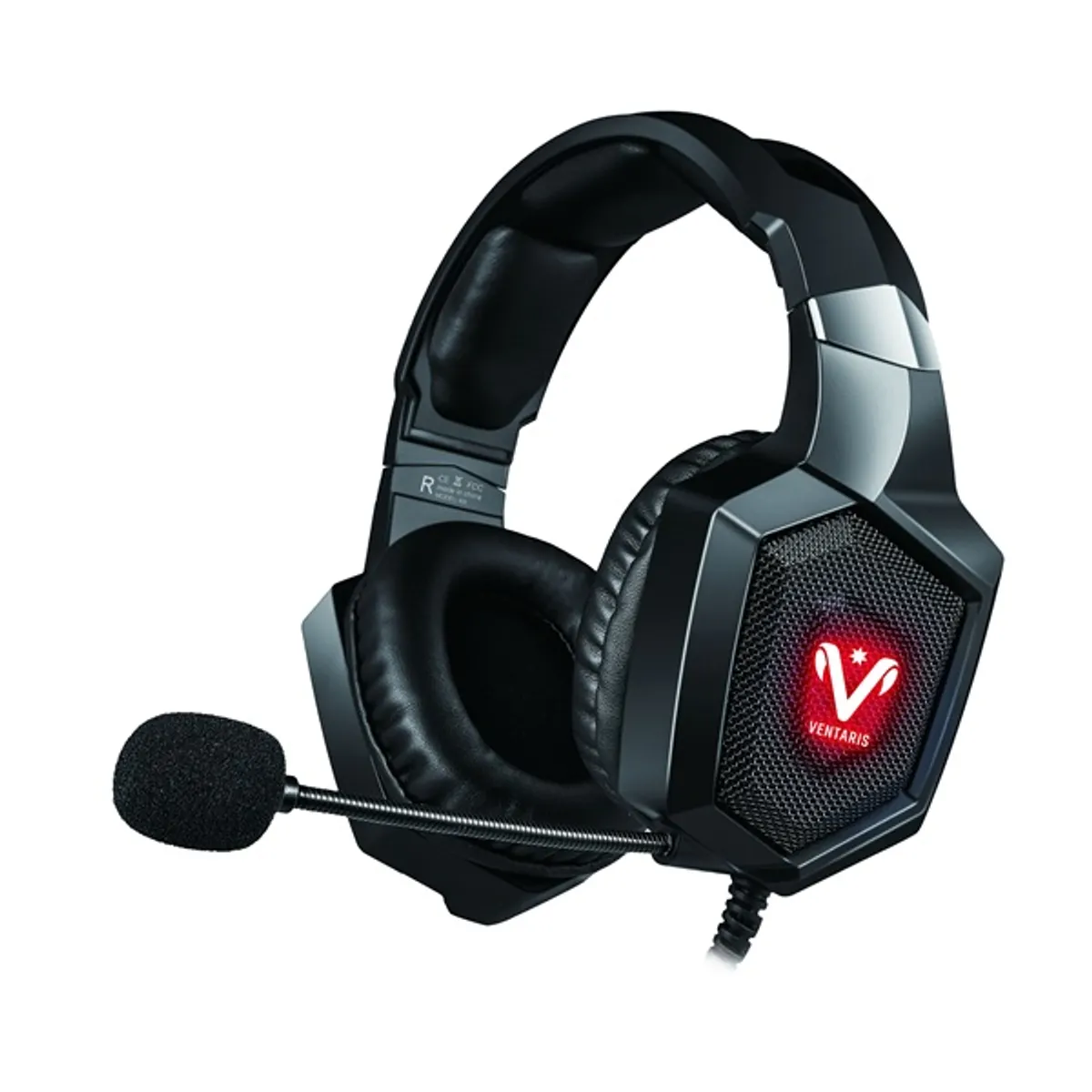 Ventaris GHO-156 vezetékes gamer fejhallgató 50 mm hangszóró usb és 3,5 mm jack 20-20000 hz 32 ohm 106 db balos mikrofon #1