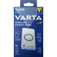 VARTA 57913101111 Vezeték nélküli power bank 10000mAh fehér USB-C bemenet 12V kimenet 2x USB-C 3A gyorstöltés vezeték nélküli töltés #4