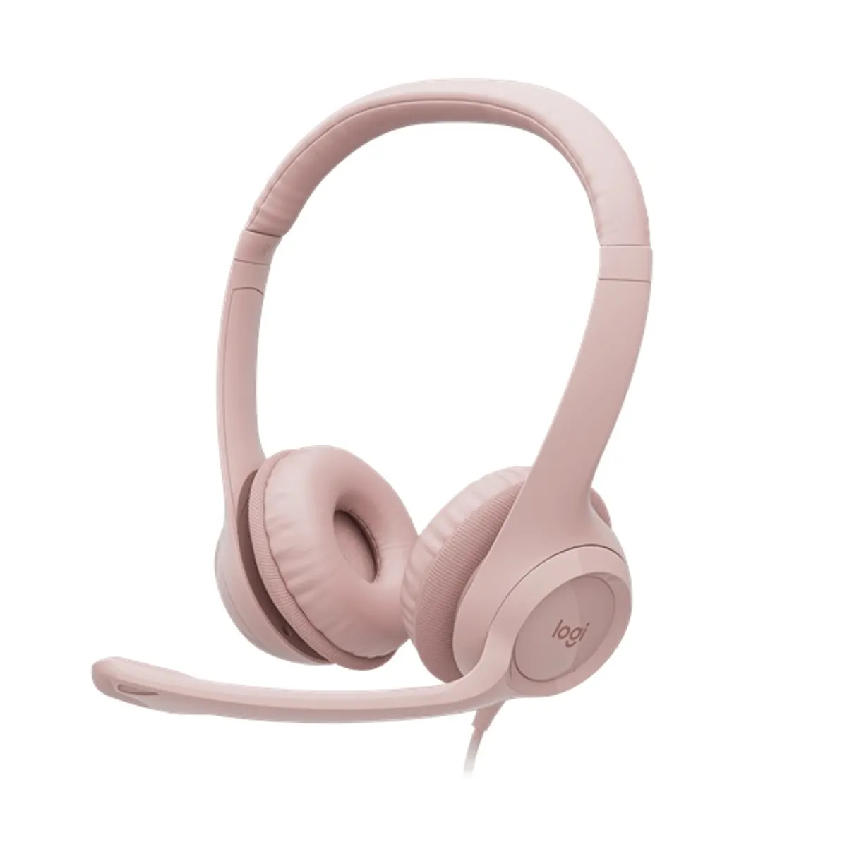 LOGITECH 981-001281 H390 fejhallgató USB rózsaszín 2.0 headset 32 ohm 20-20000 Hz 100-10000 Hz -17 dB zajszűrő mikrofon balos #1