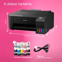 Epson C11CJ71407 EcoTank L1270 WiFi ePrint Színes tintasugaras A4 5760x1440 DPI papírtálca bemeneti 100 lap kimeneti 100 lap Duplex kézi #4