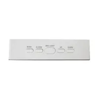 TOO DC-200-W ébresztőóra hőmérséklet kijelzővel led kijelző fehér 3xAAA elem #3