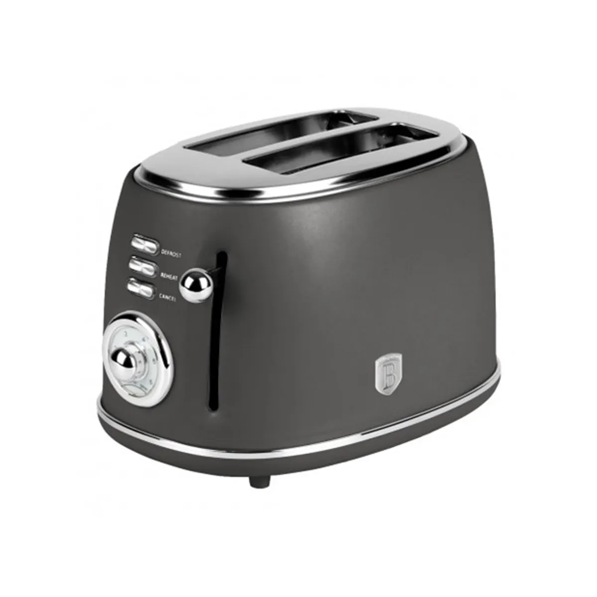 Berlinger Haus BH/9643 Antracit Collection 850W 2-szeletes 1,5" széles nyílások automatikus szeletkiemelés morzsatálca #1