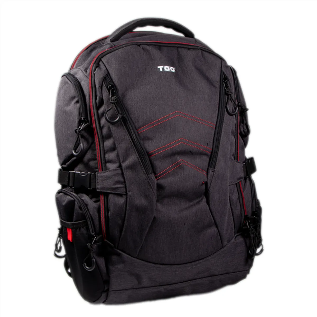 TOO GBP-GR17 gamer hátizsák 17" szürke, vízálló polyester, 4 rekesz, lopásvédő zseb, méret 51 x 35 x 20 cm #1