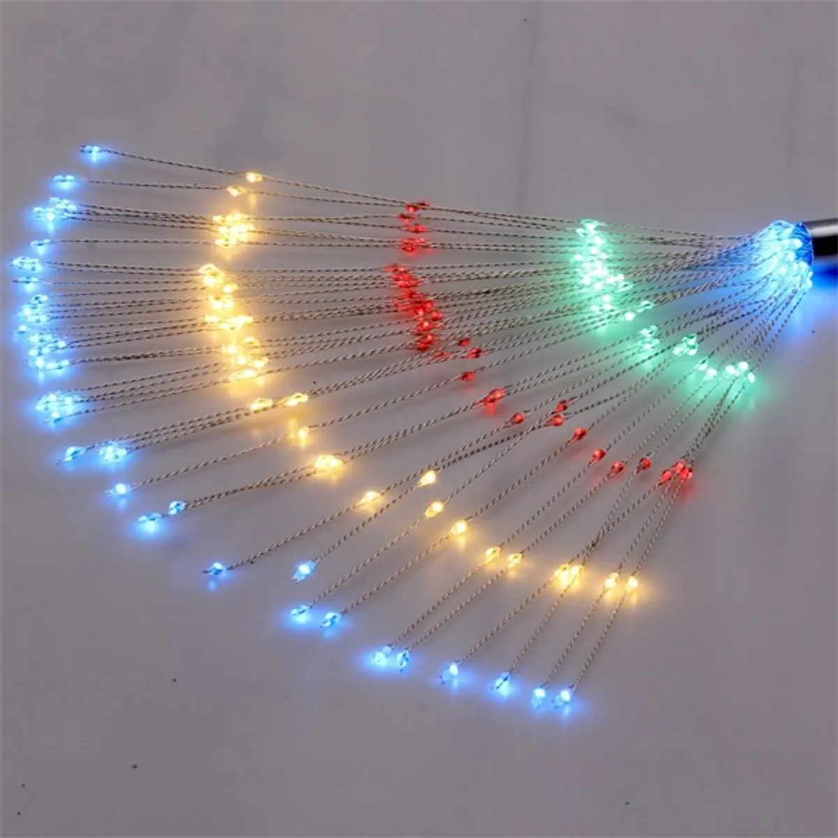 IRIS 250-02 Tűzijáték stílusú fényfüzér 200 LED-es több színű napelemes IPX3 #1