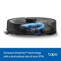 TP-LINK TAPO RV30 MAX robotporszívó és felmosó LiDAR navigáció 5300 Pa 2600 mAh 0,3 L tartály 150 perc WiFi HEPA H11 #6
