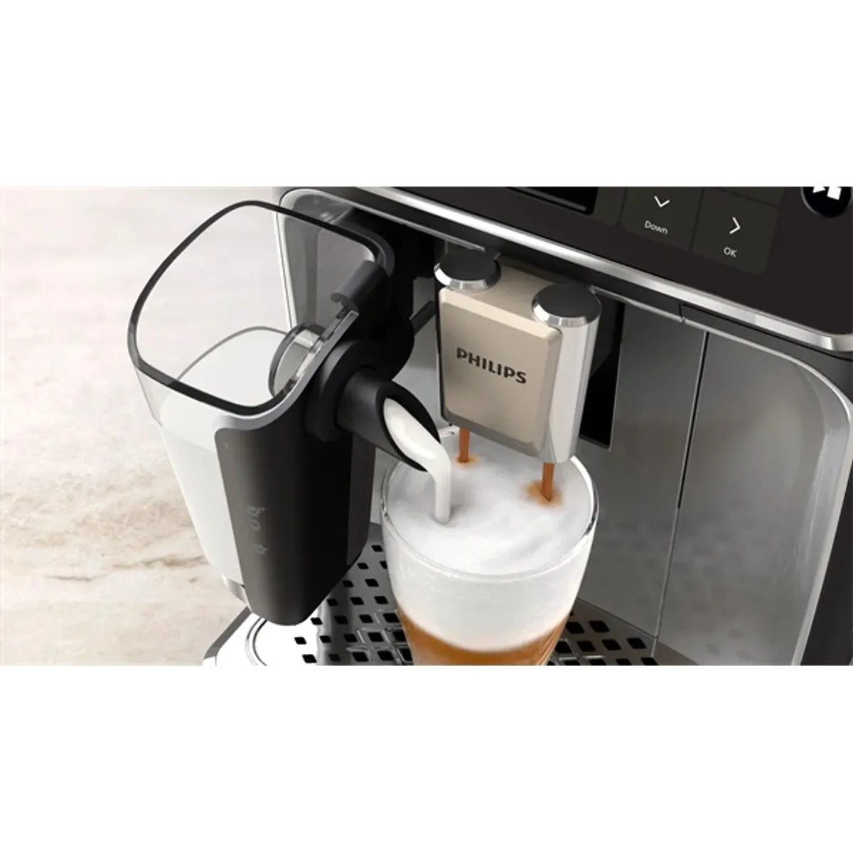 PHILIPS EP4446/70 Series 4400 LatteGo automata kávéfőző 14 italvariáció SilentBrew QuickStart fekete #4