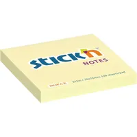 Stick N 21007 jegyzettömb öntapadós 76x76mm 100 lap sárga