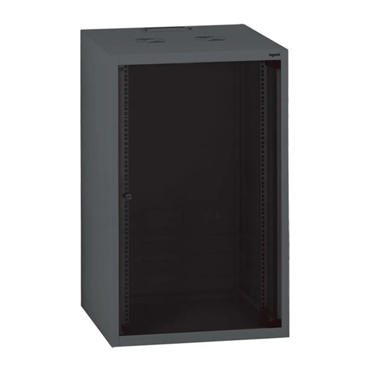 LEGRAND 646215 Linkeo fali rackszekrény 19" 21U 600x600 antracit üvegajtós egyrekeszes IP20 IK08 63 kg #1