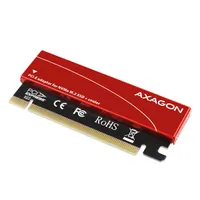 AXAGON PCEM2-S M.2 NVMe PCIe bővítő M-key/B+M-key, 2230-2280, Plug and Play, 4-lane PCIe 3.0/4.0, alumínium hűtőburkolat, LED