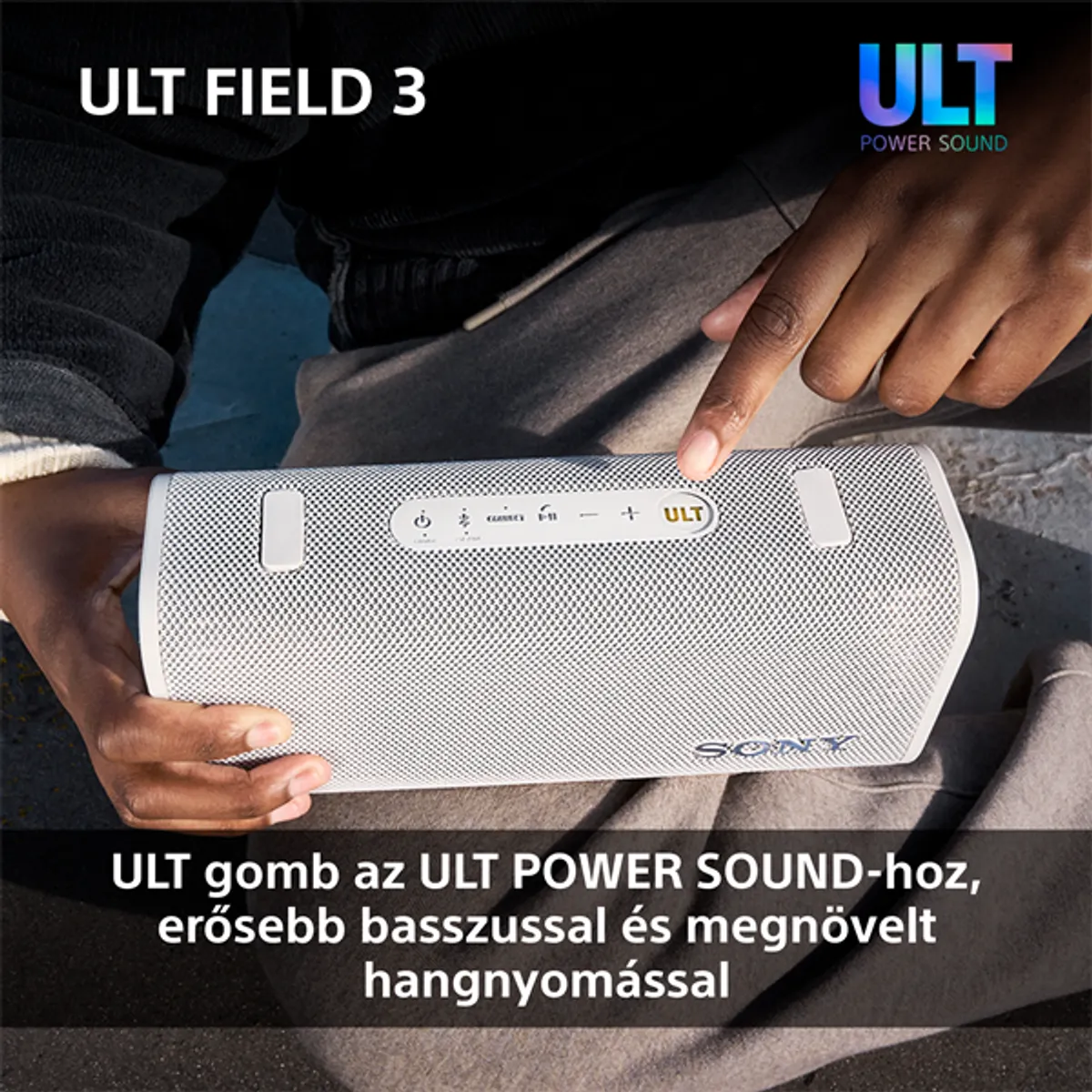 Sony SRSULT30H.CE7 ULT FIELD 3 IP67 víz- és porálló 24 óra üzemidő USB Type-C #6