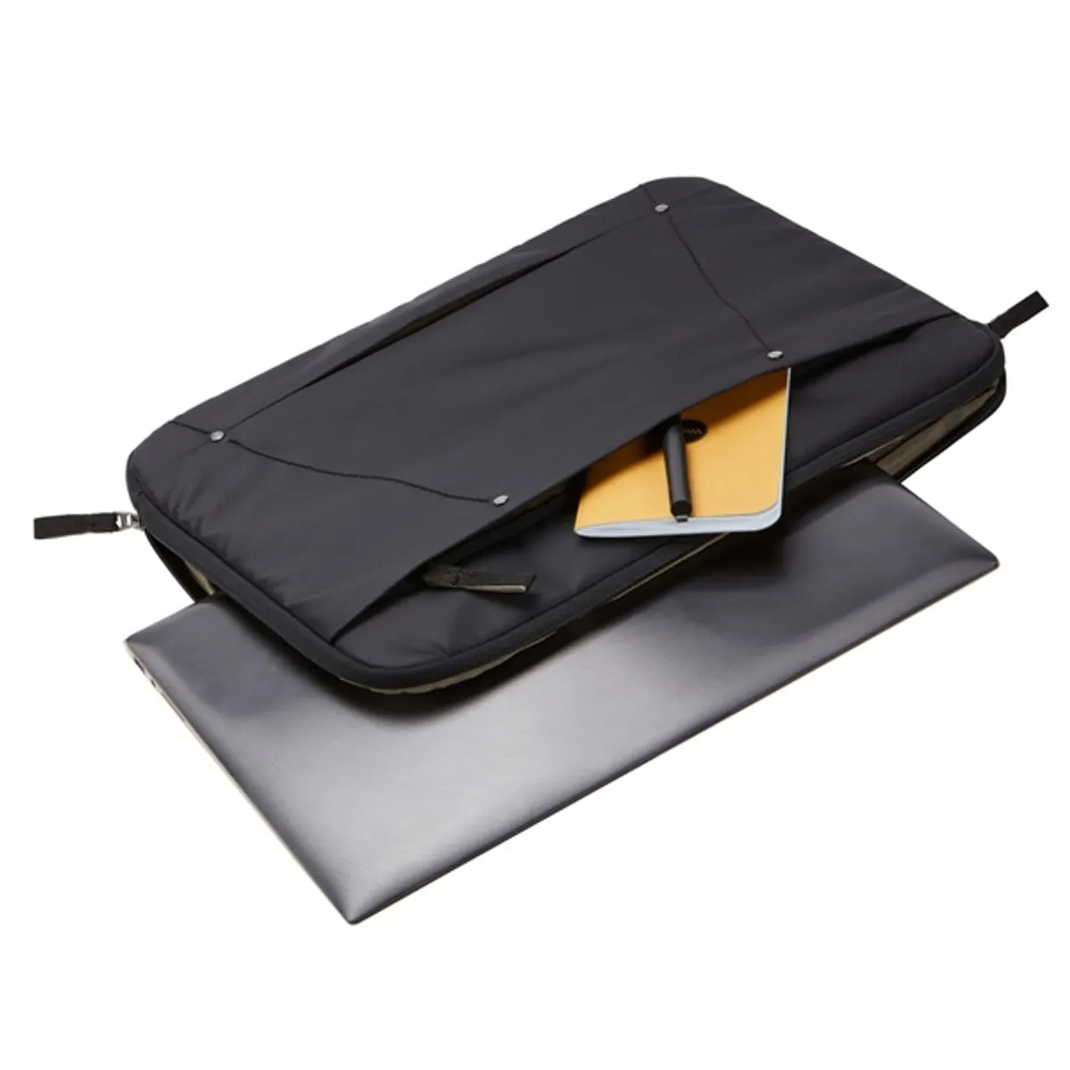 Case Logic DECOS-114 Deco 14" notebook tok poliszter fekete védőtok párnázott belső 14.1" kompatibilitás univerzális #4