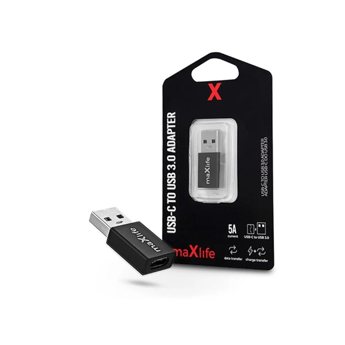 HAFFNER TF-0129 Type-C USB 3.0 adapter fekete #1