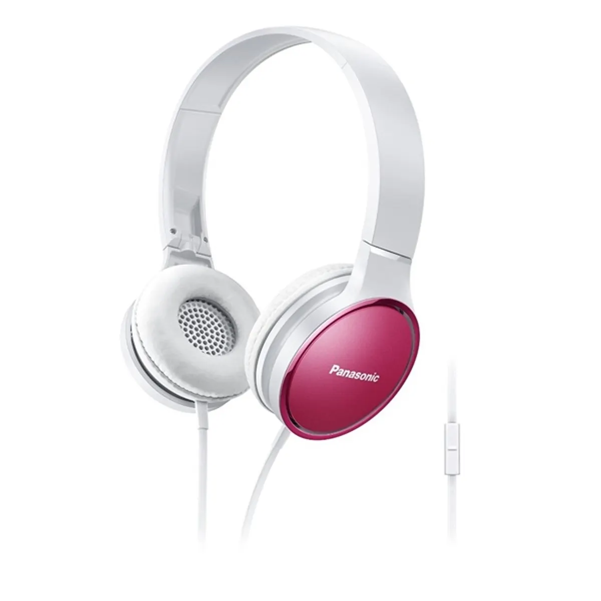 Panasonic RP-HF300ME-P RP-HF300ME 30 mm 35Ω 10-23000 Hz 110 dB 1,2 m 3,5 mm fehér-pink összecsukható mikrofonos #1