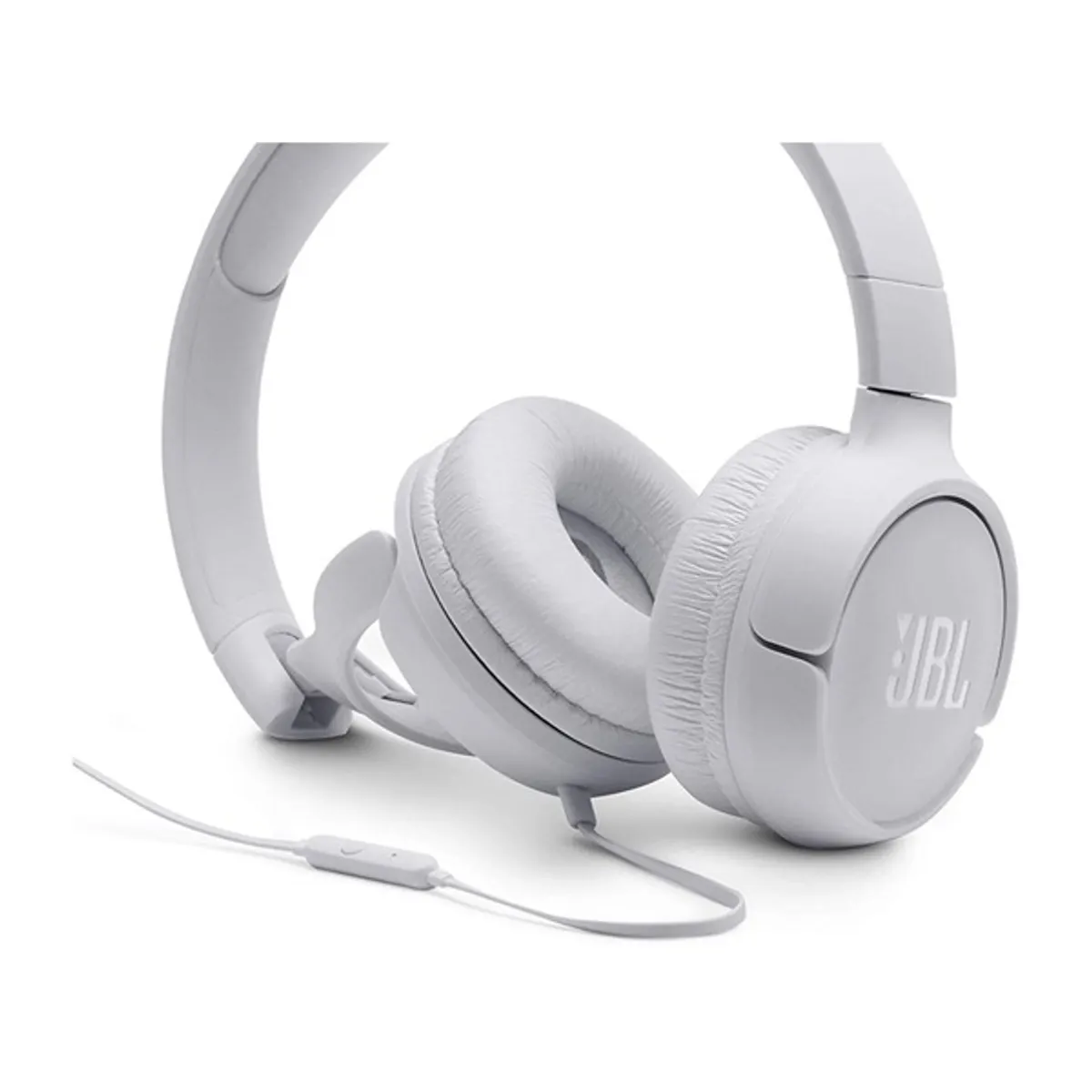 JBL JBLT500WHT t500 fehér 32 mm 32 ohm vezetékes 3,5 mm jack összecsukható 120 cm mikrofonos fejhallgató #3