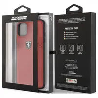 Ferrari FEOBAHCN65RE Off Track hátlap bőr piros iPhone 11 Pro Max Apple 6,5" #4