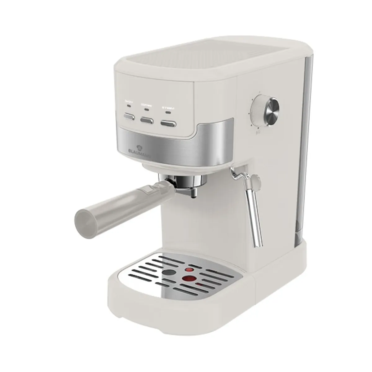 Blaumann BL-9010 Eszpresszó kávéfőző krém-ezüst 1,25 l 1100 W 15 bar 6 csésze kivehető csepptálca #3