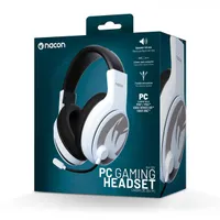 NACON 2809130 GH-120 fehér gamer fejhallgató 40 mm 3,5 mm 2,20 m balos mikrofon kompatibilis PS4 PS5 PC Xbox One Xbox Series X Mobiltelefon #2