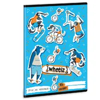 Ars Una 53632623 Wheelz 23 A5 32 kockás mintás füzet