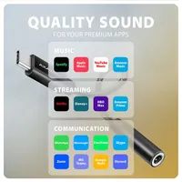 AXAGON ADA-HC USB-C Hi-Res DAC audió adapter Fekete 3,5 mm jack #8