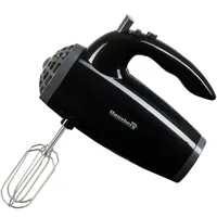 Hausberg HB-4119NG Kézi mixer 300W réztekercses motor 5 fokozat fekete dagasztás keverés 110 cm kábel