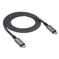 AKYGA AK-USB-45 USB4 Type-C kábel 100 cm 40Gbps 240W