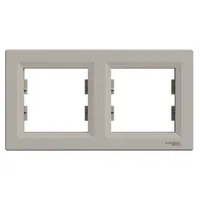 Schneider EPH5800269 ASFORA vízszintes bronz kettes keret ABS IP20 83x9x154 mm