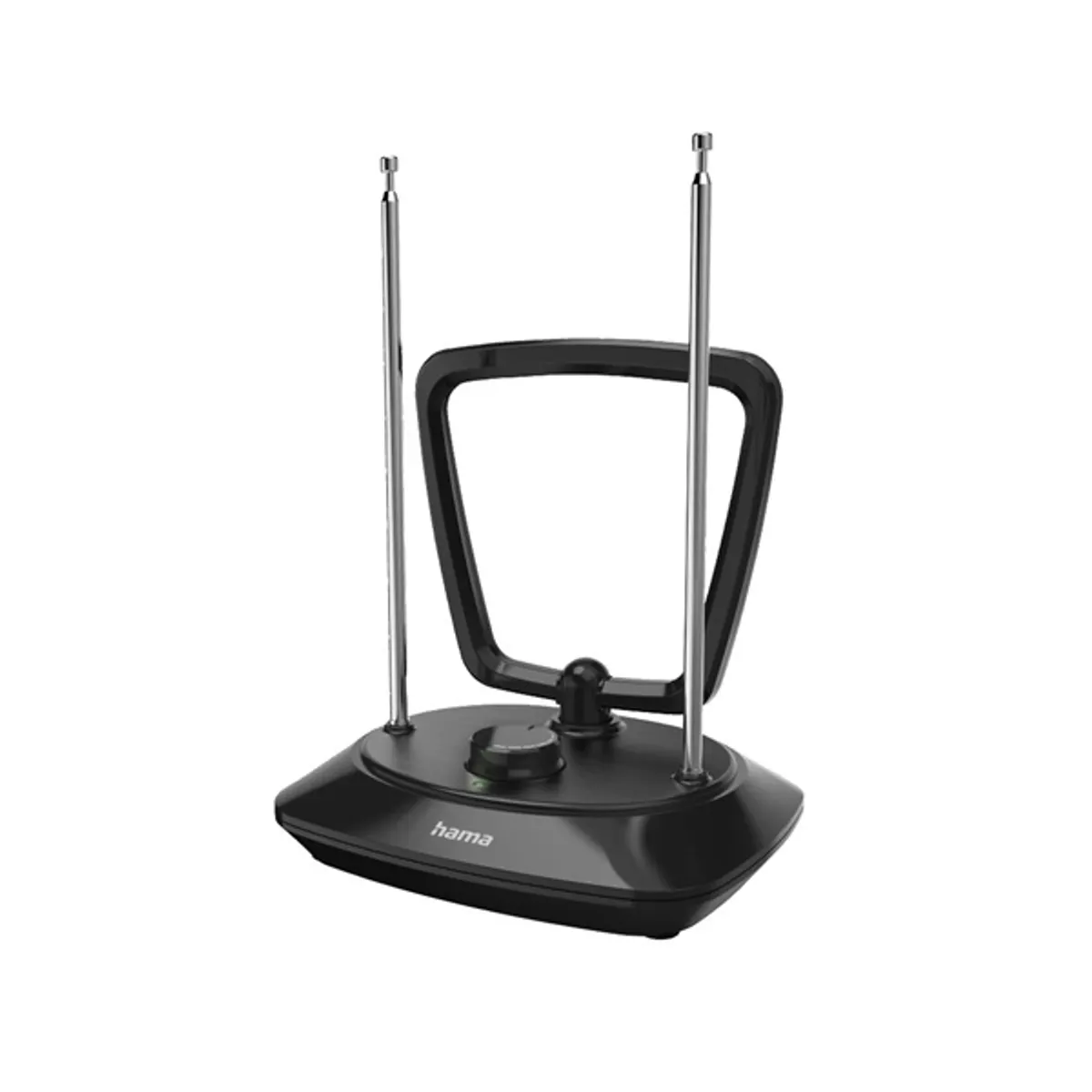 Hama 00221082 FITV Performance 35 gyűrű alakú aktív beltéri antenna fekete 5G LTE szűrő USB táp 2 m koax kábel #1