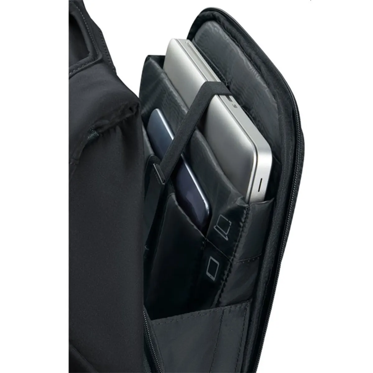Samsonite 150940-1041 Securipak 2.0 14.1" notebook hátizsák fekete újrahasznosított PET RFID-blokkoló zseb #4