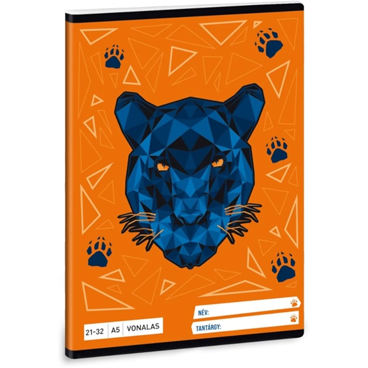Ars Una 53620828 Black Panther A5 vonalas füzet 32 lap karton borító fényes fólia #1