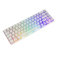White Shark WS GK-2201W-US Ronin membrán gamer billentyűzet RGB háttérvilágítás USB 2.0 angol kiosztás állítható magasság anti-ghosting #2