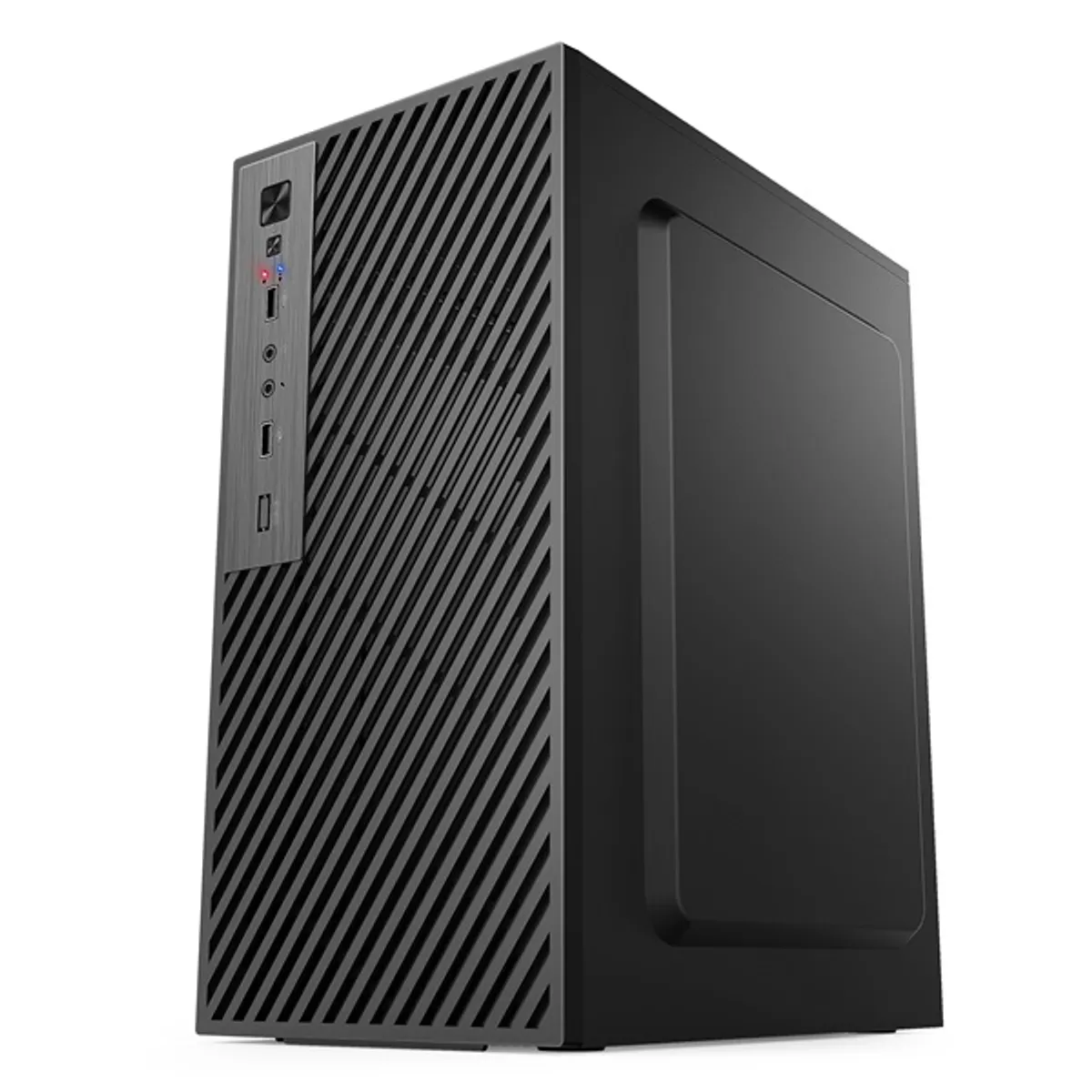 IRIS Q2517 számítógépház fekete mATX táp nélküli 3,5" belső hely 1 db 2,5" belső hely 1 db #3