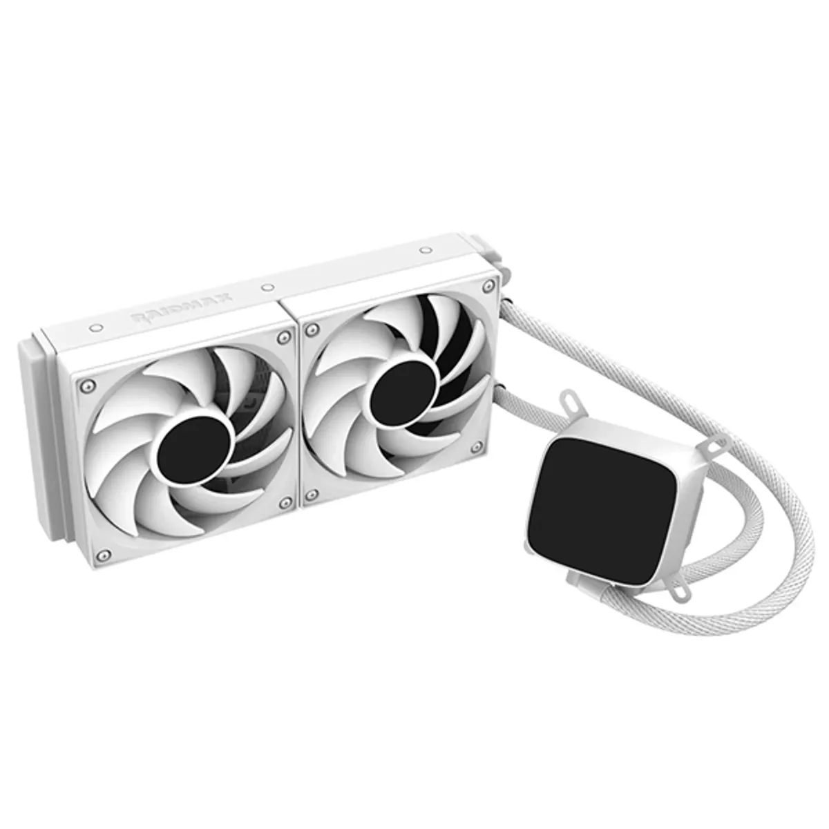 RAIDMAX LD240WT ARGB LD240 ARGB fehér LCD kijelzős 240 mm radiátor vízhűtés #2