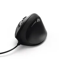 HAMA 00182698 Vertical Ergonomic EMC-500 fekete USB optikai egér 6 gomb DPI kapcsoló 1000 1400 1800 dpi 180 cm #2
