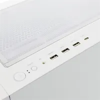 WHITE SHARK WS GCC-2401W Warhead fehér E-ATX edzett üveg 4x beépített ventilátor USB 3.0 fejhallgató csatlakozó 2x3,5 belső hely 2x2,5 belső hely #5