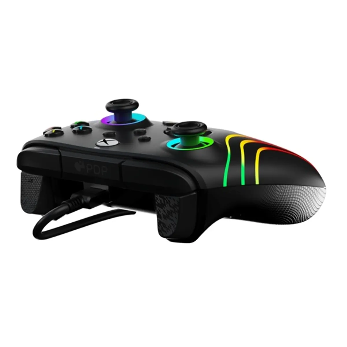 PDP 049-024 Afterglow Wave kontroller 250 cm vezetékes USB Type-C RGB fekete PC Xbox Series X S #7