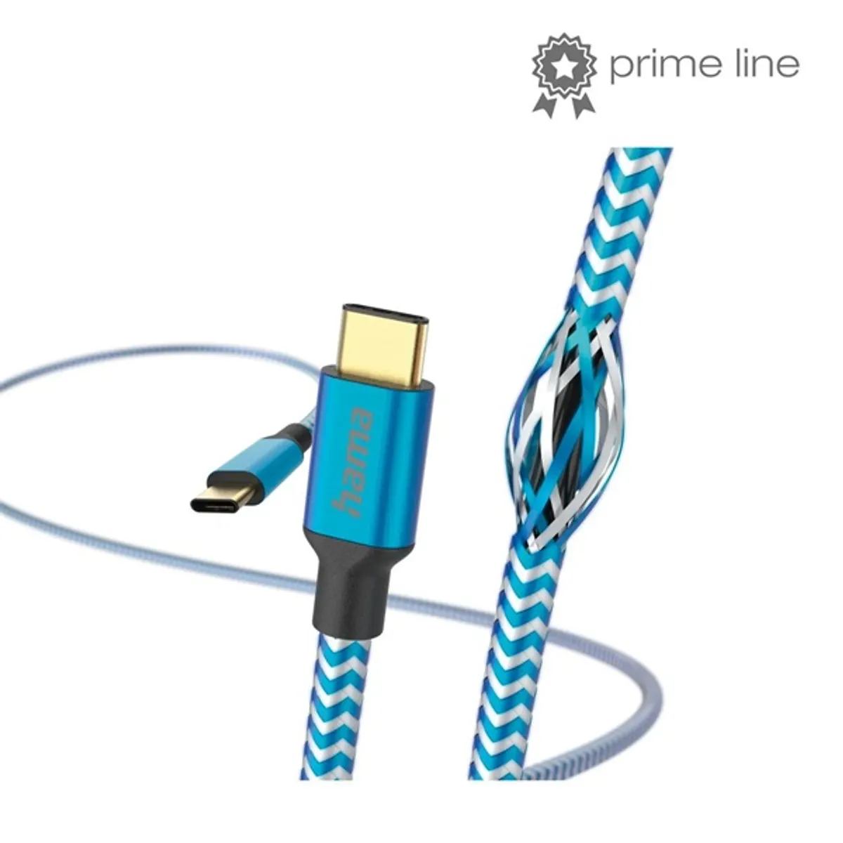 HAMA 00201557 Type-C-Type-C adatkábel 1,5 m kék USB 2.0 #1