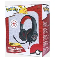 OTL PK0904 Poké Ball Pro G4 50 mm 32 ohm 20-20 kHz fekete piros gamer vezetékes 3,5 mm jack #6