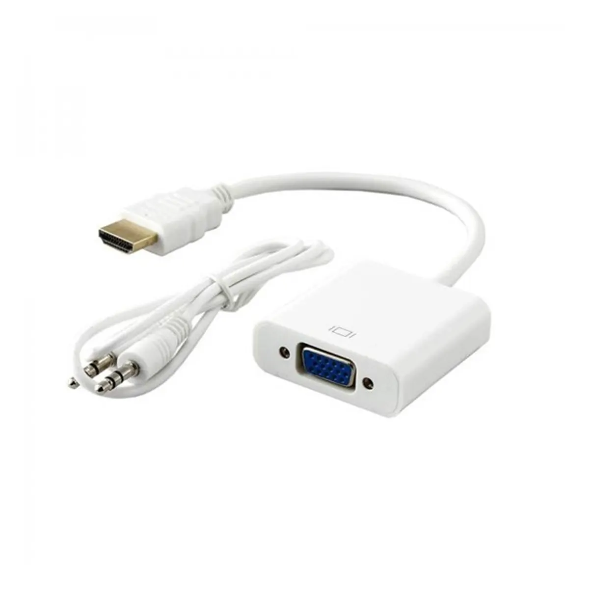 SBOX AD.HDMI-VGA+A/R HDMI-VGA adapter audióval 1920x1200@60Hz 1920x1080@60Hz 10-bit DAC HDCP 1.0/1.1/1.2 #1