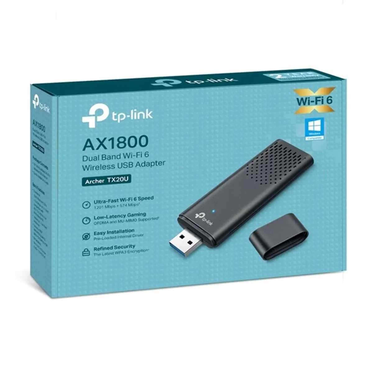 TP-LINK ARCHER TX20U Archer TX20U 574 1201 Mbps 802.11ax ac n a g b WEP WPA WPA2 #7