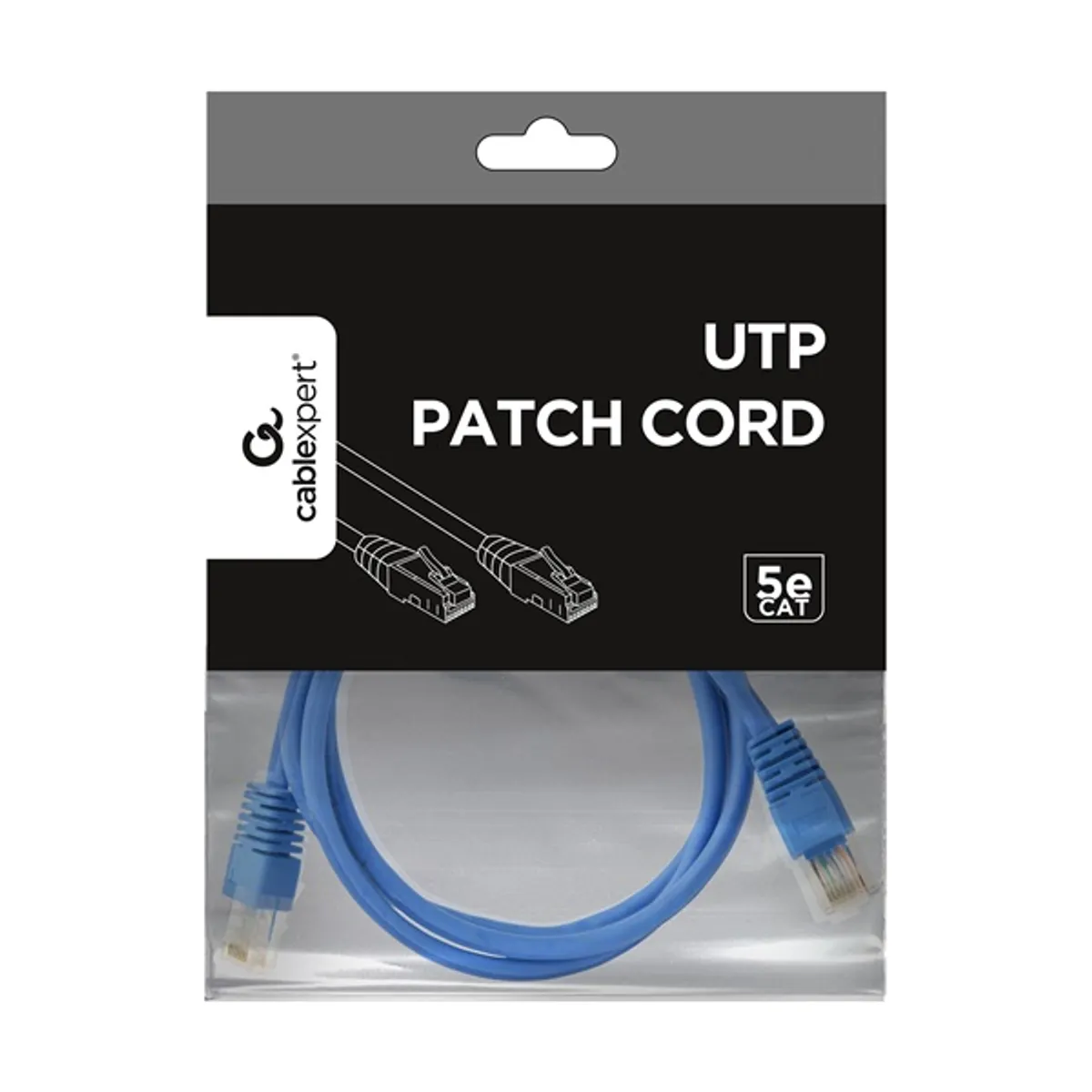 GEMBIRD PP12-1M/B patch kábel CAT5e UTP 1m kék RJ45 #2