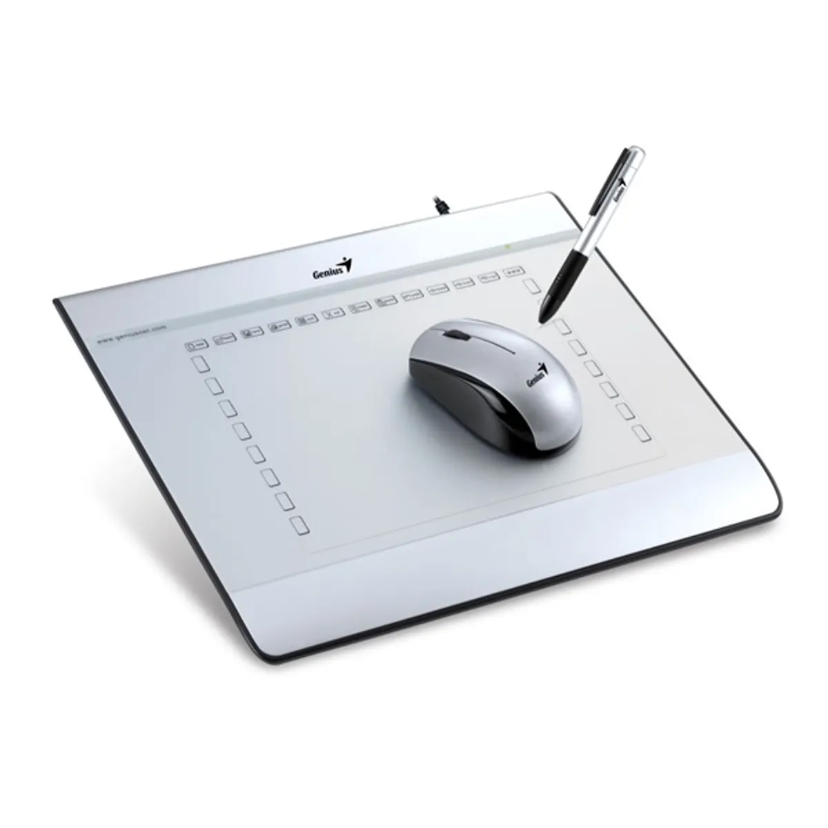 GENIUS 31100029101 MousePen i608x 1024 szint tollnyomás 2560 LPI 8" x 6" Fehér #1