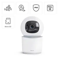 Hama 00176652 1080p beltéri wifi kamera Fehér IP65 microSD 128GB mikrofon Mozgásérzékelés #5