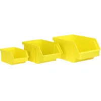 Stalflex BIN-M-Y tárolódoboz sárga közepes méretű rackhez