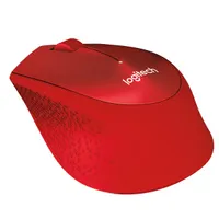 Logitech 910-004911 M330 Silent Plus jobbkezes piros 2,4 GHz USB vevőegység 1000 DPI 3 gombos