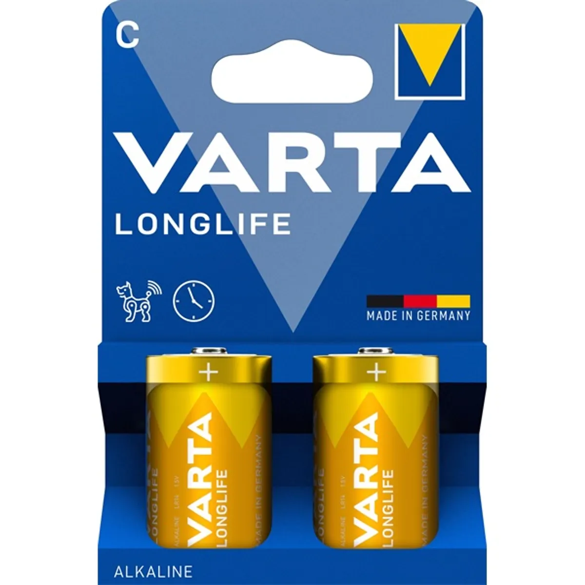 VARTA 4114101422 Longlife C elem 2db csomag alkáli #1