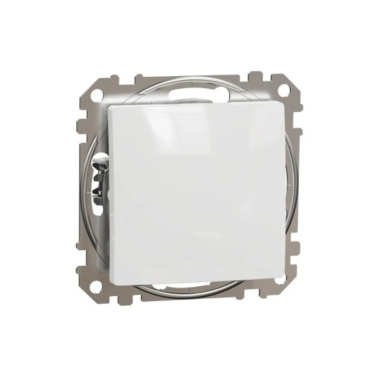 Schneider SDD111106 Sedna váltókapcsoló fehér rugós bekötés 10A IP20 süllyesztett 73x73x37 mm #1