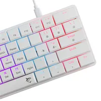 White Shark GK-006211-WR-US Nagamaki fehér 61-62 gombos USB-C piros mechanikus gamer anti-ghosting RGB #5