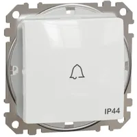 Schneider SDD211131 Sedna 1-pólusú nyomó IP44 fehér rugós bekötés 10A süllyesztett