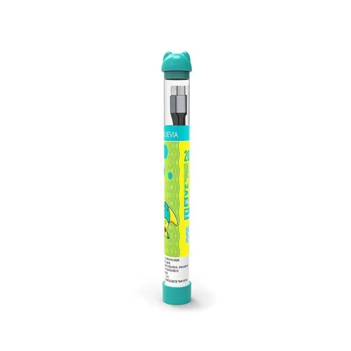 DEVIA ST101715 Gracious Tube PD 27W Type-C Lightning 1m fekete adat- és töltőkábel #1