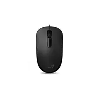GENIUS 31010106100 DX-125 optikai egér USB vezetékes 1000 dpi kétkezes 3 gomb 150 cm kábel fekete